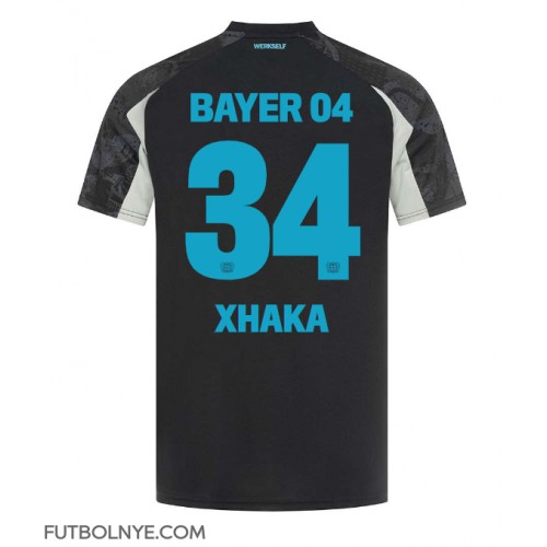 Camiseta Bayer Leverkusen Granit Xhaka #34 Tercera Equipación 2024-25 manga corta